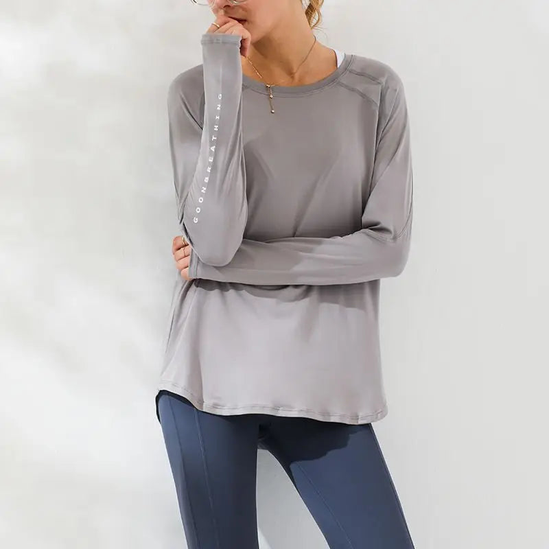 Plus Size Fitness Long Sleeve Running Jacket