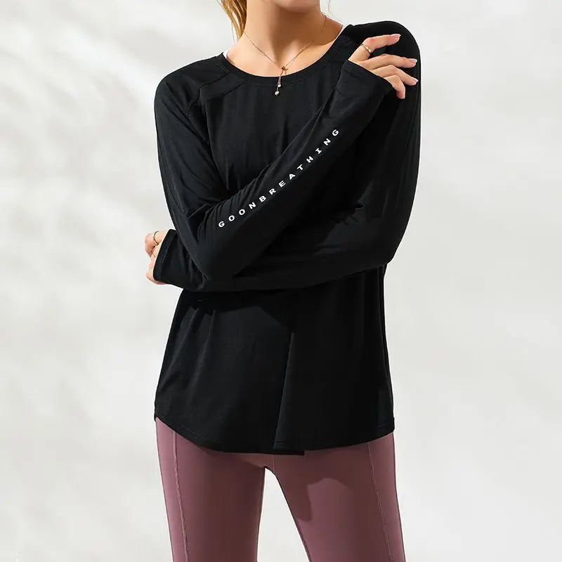 Plus Size Fitness Long Sleeve Running Jacket