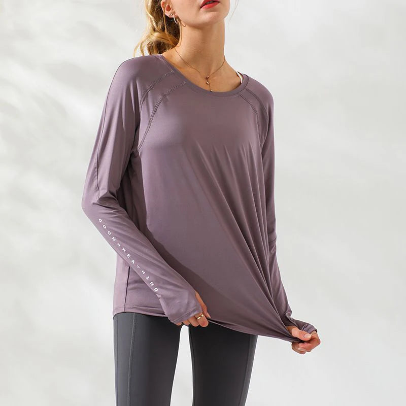 Plus Size Fitness Long Sleeve Running Jacket