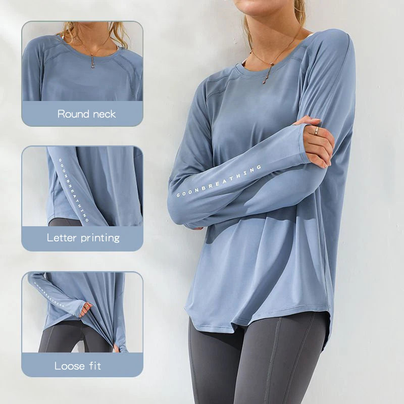 Plus Size Fitness Long Sleeve Running Jacket