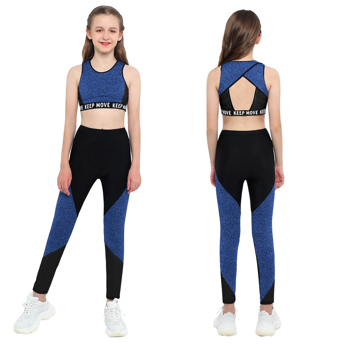 Girls Fitness Workout Outfit