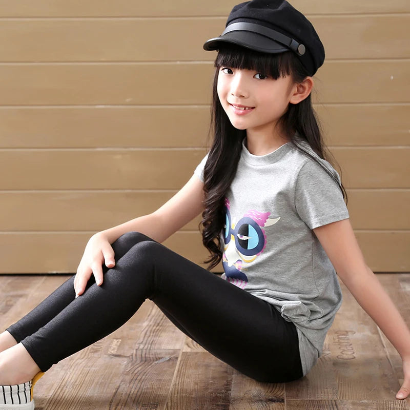 Girls 2-14 Years Girls Skinny Long Pants