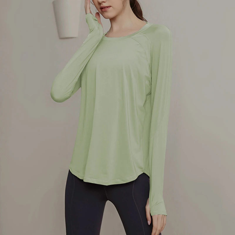 Plus Size Fitness Long Sleeve Running Jacket
