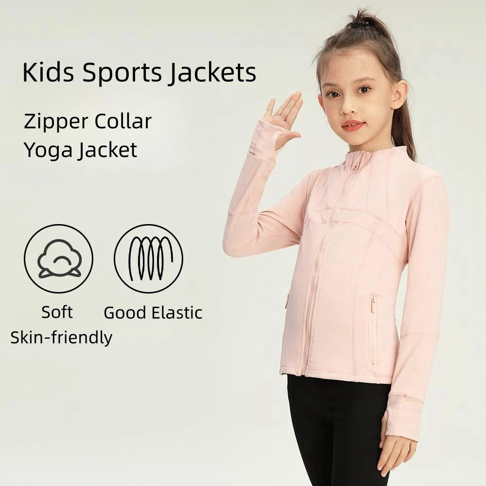 Girls Long Sleeve Sports Jacket