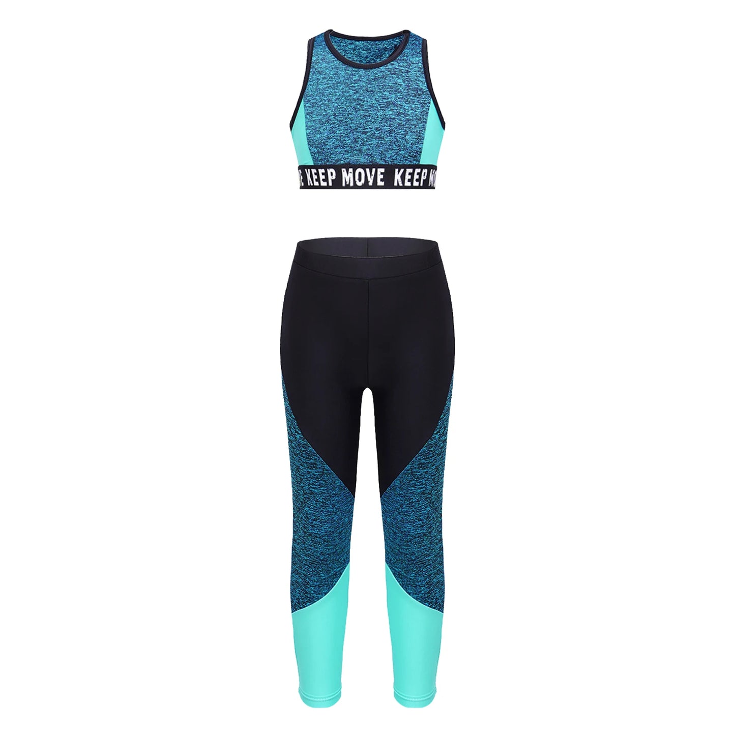 Girls Fitness Workout Outfit