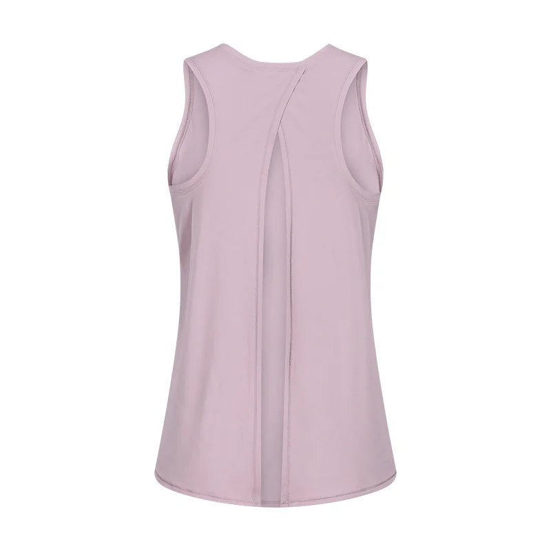 Plus Size Women's Sleeveless Yoga Shirts