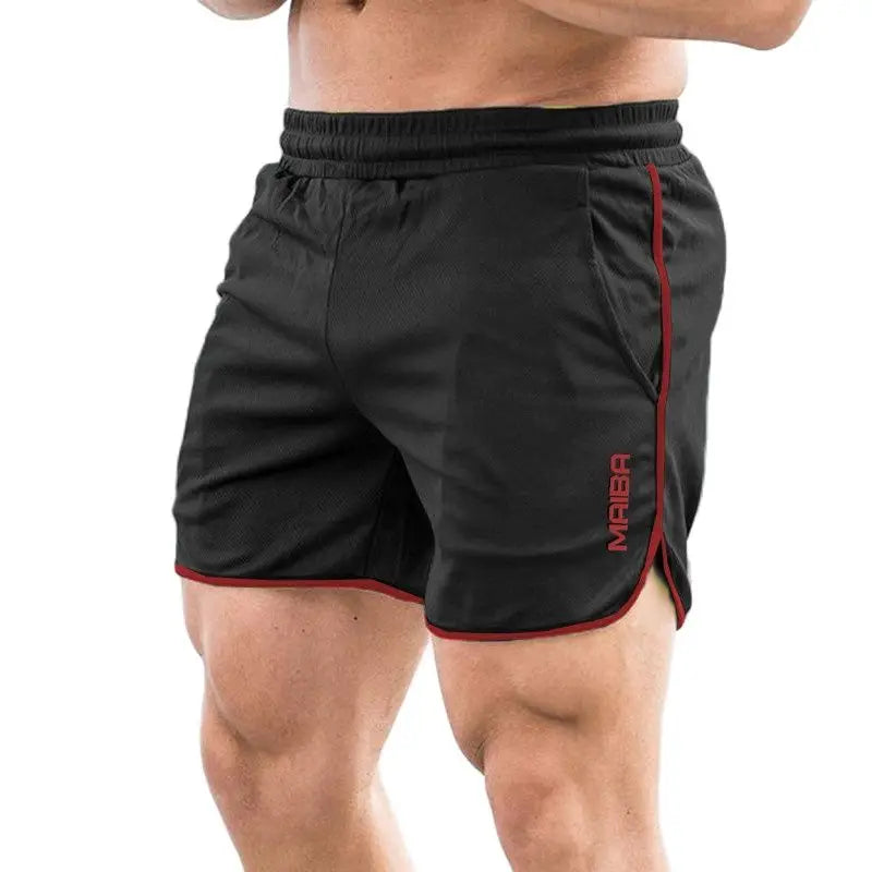 Shorts New Fitness Breathable Sports Shorts Running Quick Dry Pants Summer Slim Training Quarter Pants 2023
