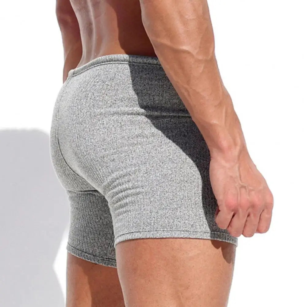 Men Beach Shorts Drawstring Summer Swim Trunks Sport Gym Running Shorts Vacation Sport Pants Activewear Shorts Exercise Trousers