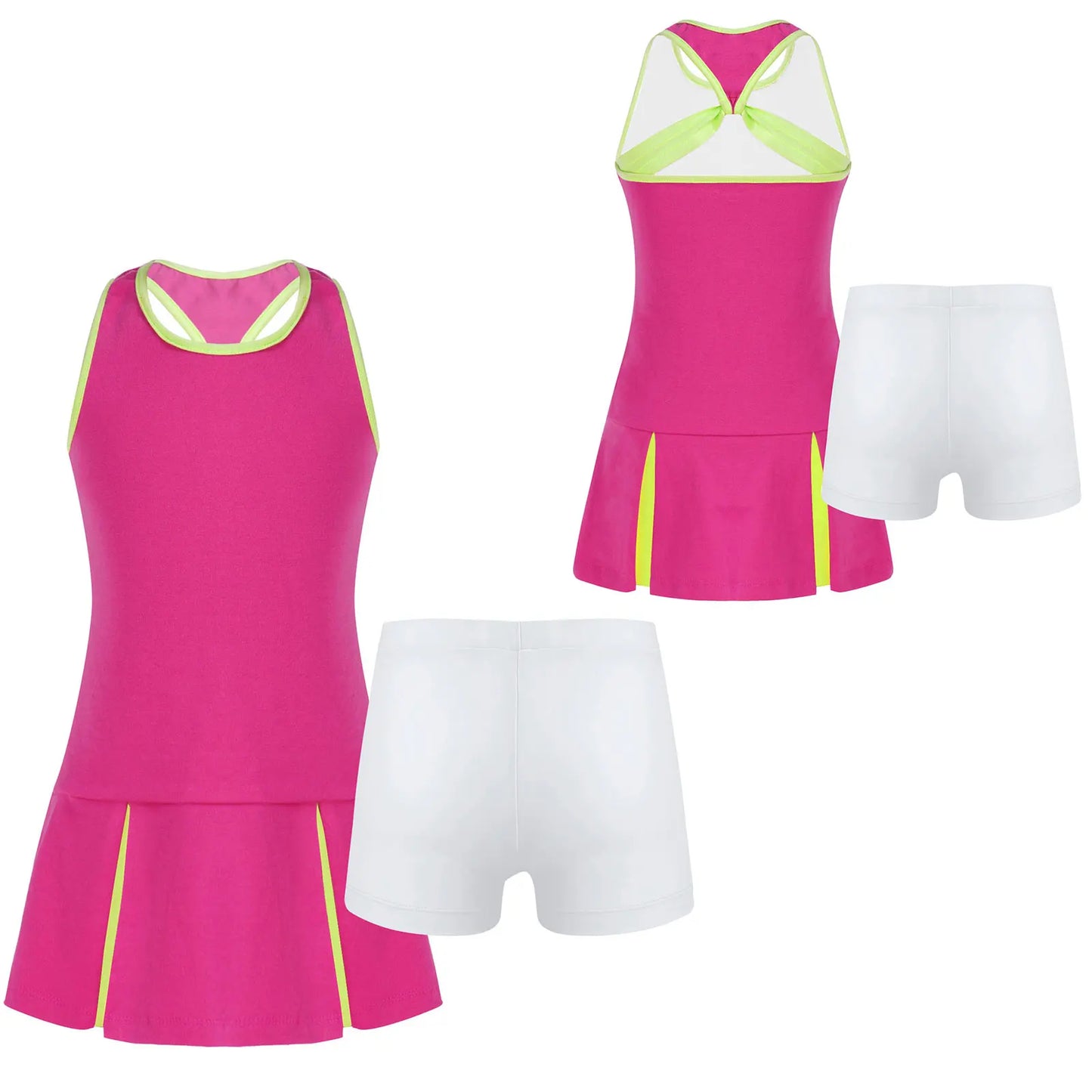 Girls 2 Pcs Tennis Badminton Sport Set