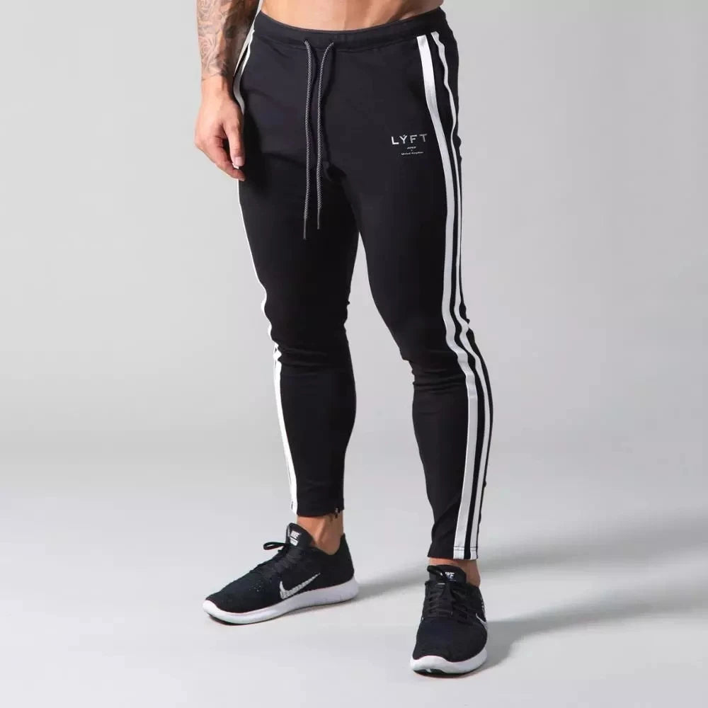 Mens Joggers Side Stripe Sweatpants