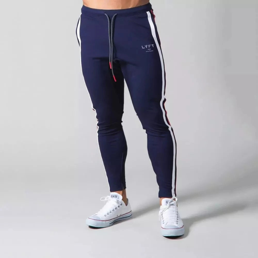 Mens Joggers Side Stripe Sweatpants