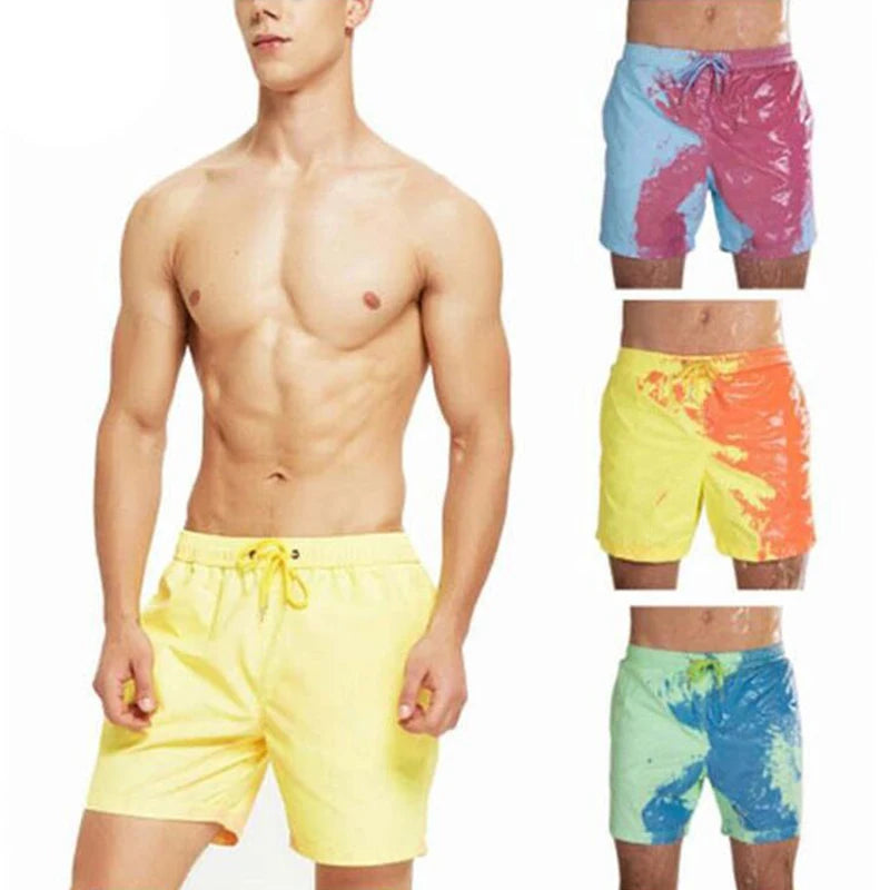 Men's Color Changing Beach Shorts