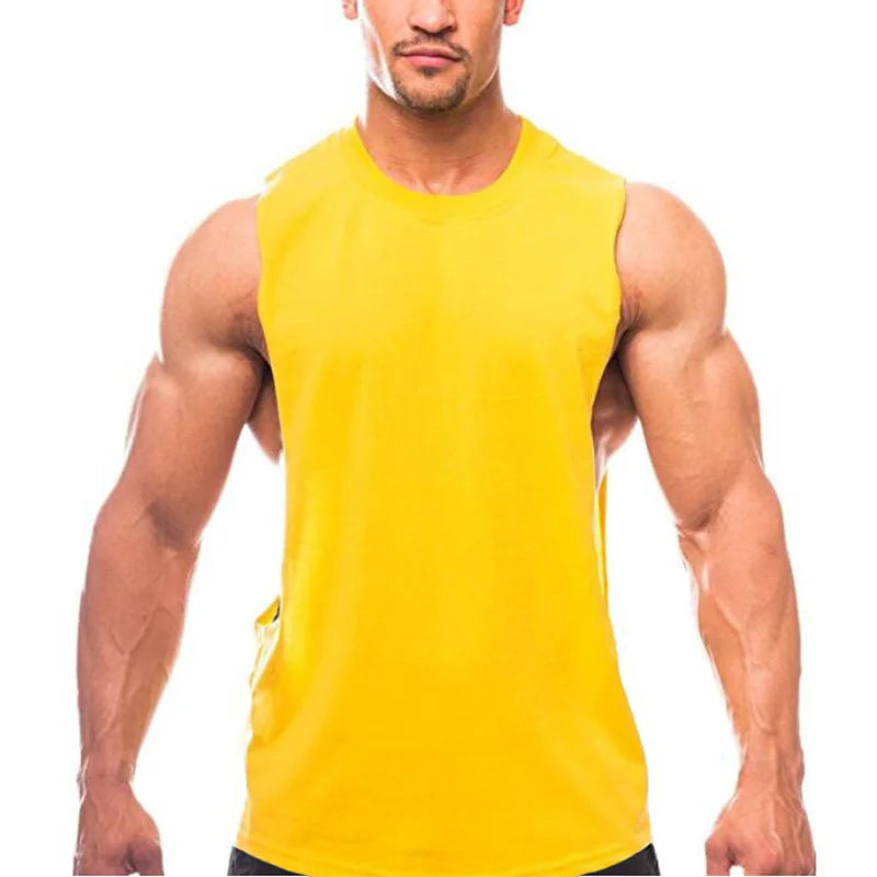 Mens Loose Open Side Tank Top