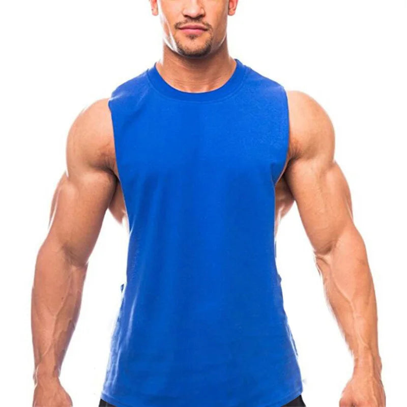 Mens Loose Open Side Tank Top