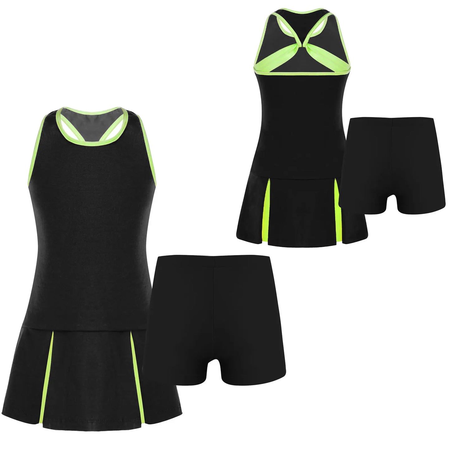 Girls 2 Pcs Tennis Badminton Sport Set