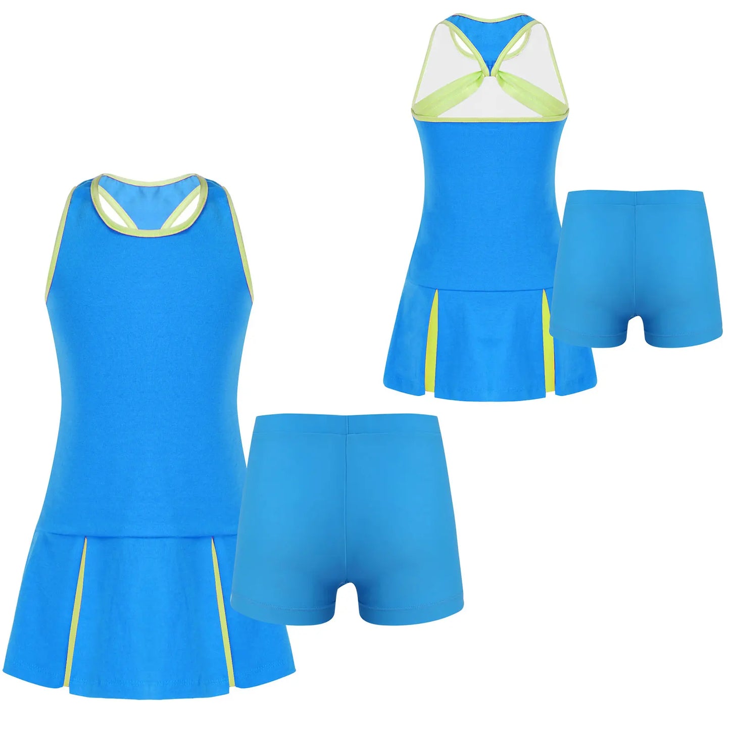 Girls 2 Pcs Tennis Badminton Sport Set