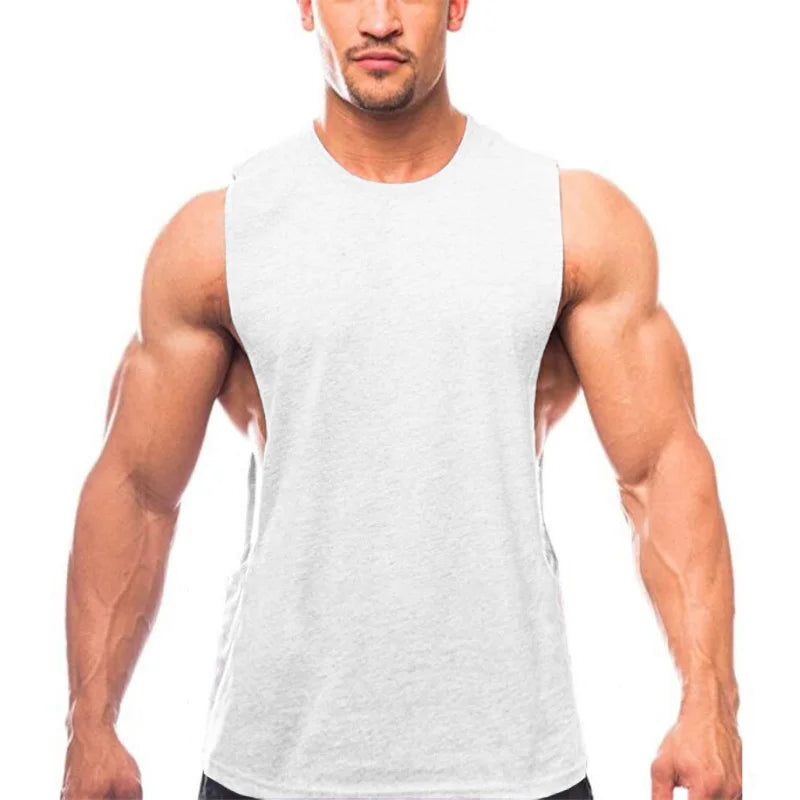 Mens Loose Open Side Tank Top