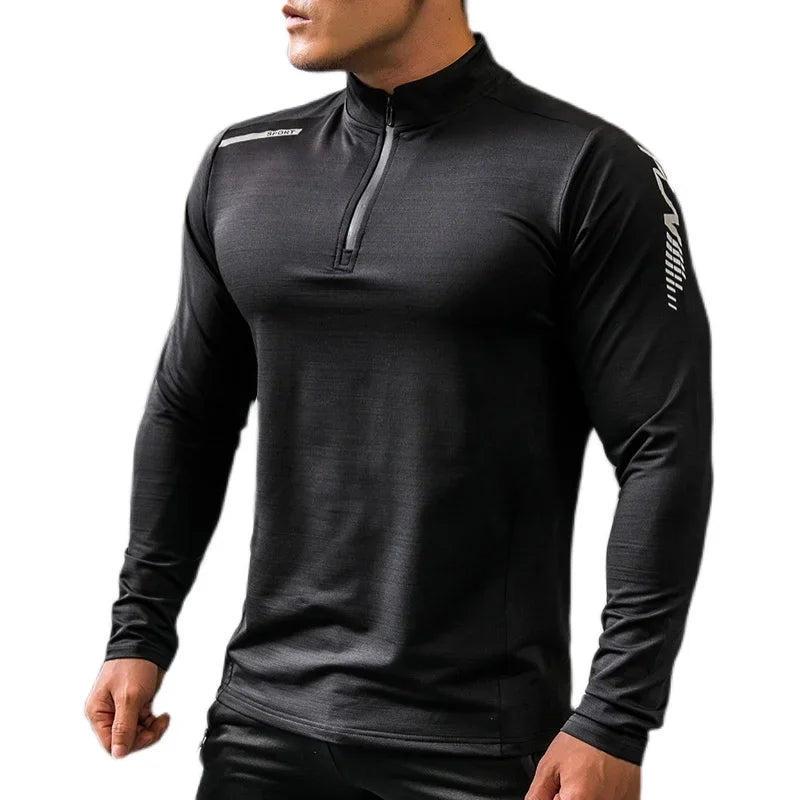 Men's 100% Pure Cotton Long Sleeved T-shirt