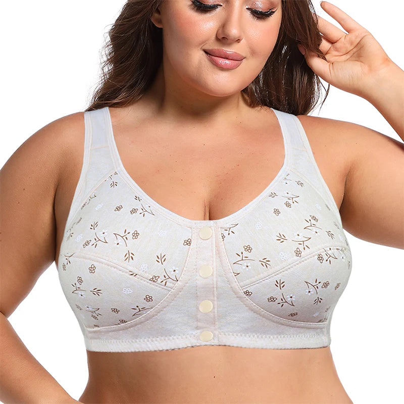 Plus Size Comfortable Cotton Bras