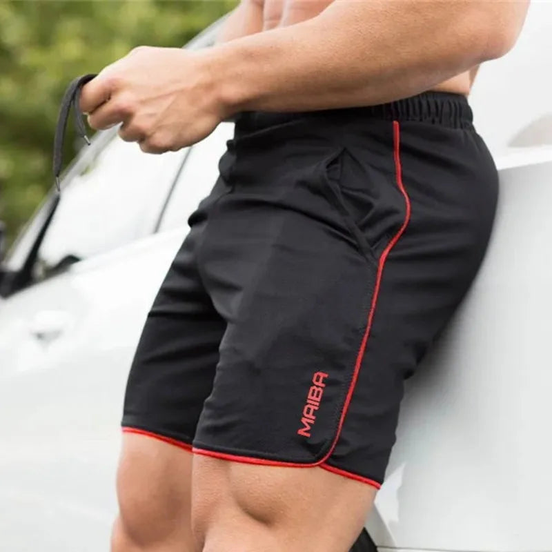 Men running Shorts Summer Gyms Workout Male Breathable Mesh shorts Quick Dry Sportswear Jogger Beach sweatpants Men Short Pants