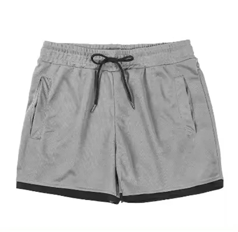 Men Shorts Fitness beach Sports Shorts Men Summer Gyms Workout Male Breathable Mesh Quick Dry Sportswear Jogger Short Pants men