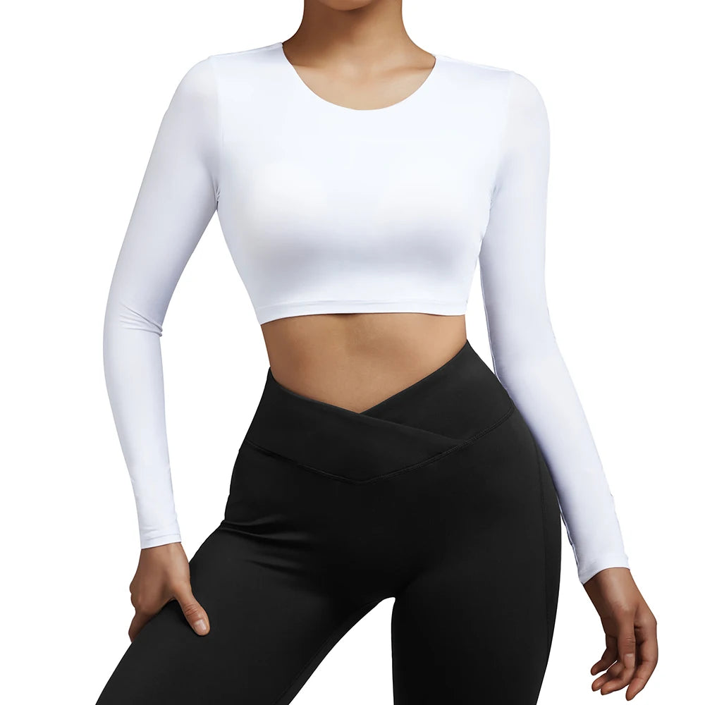 Plus Size Sports Crop Top