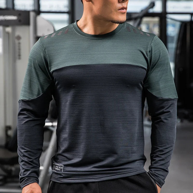 Men's 100% Pure Cotton Long Sleeved T-shirt