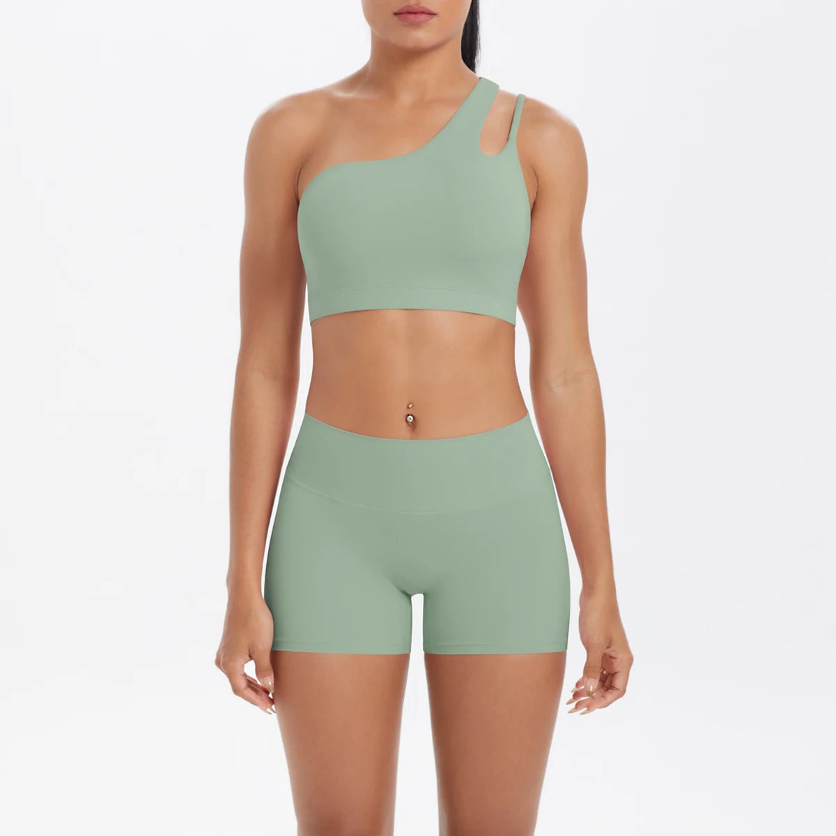 2PCS Yoga Set Nude Feeling Workout Sets Women Tracksuit Gym Push Up Fitness Running Workout Sportwear Sport Bra Leggings Suit