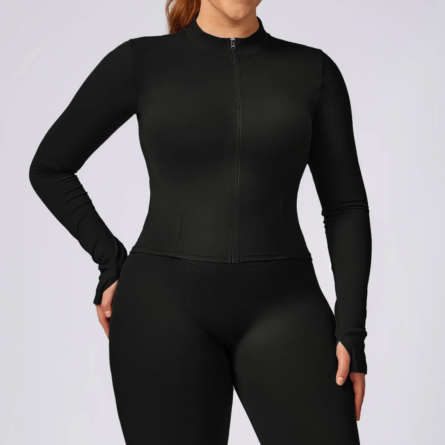 Plus Size Yoga Jacket