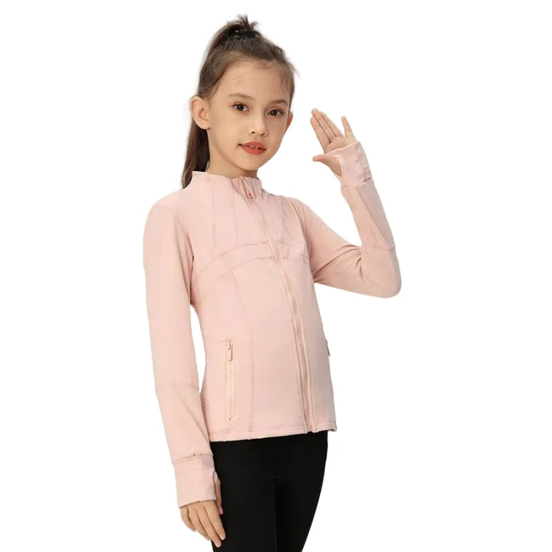 Girls Long Sleeve Sports Jacket