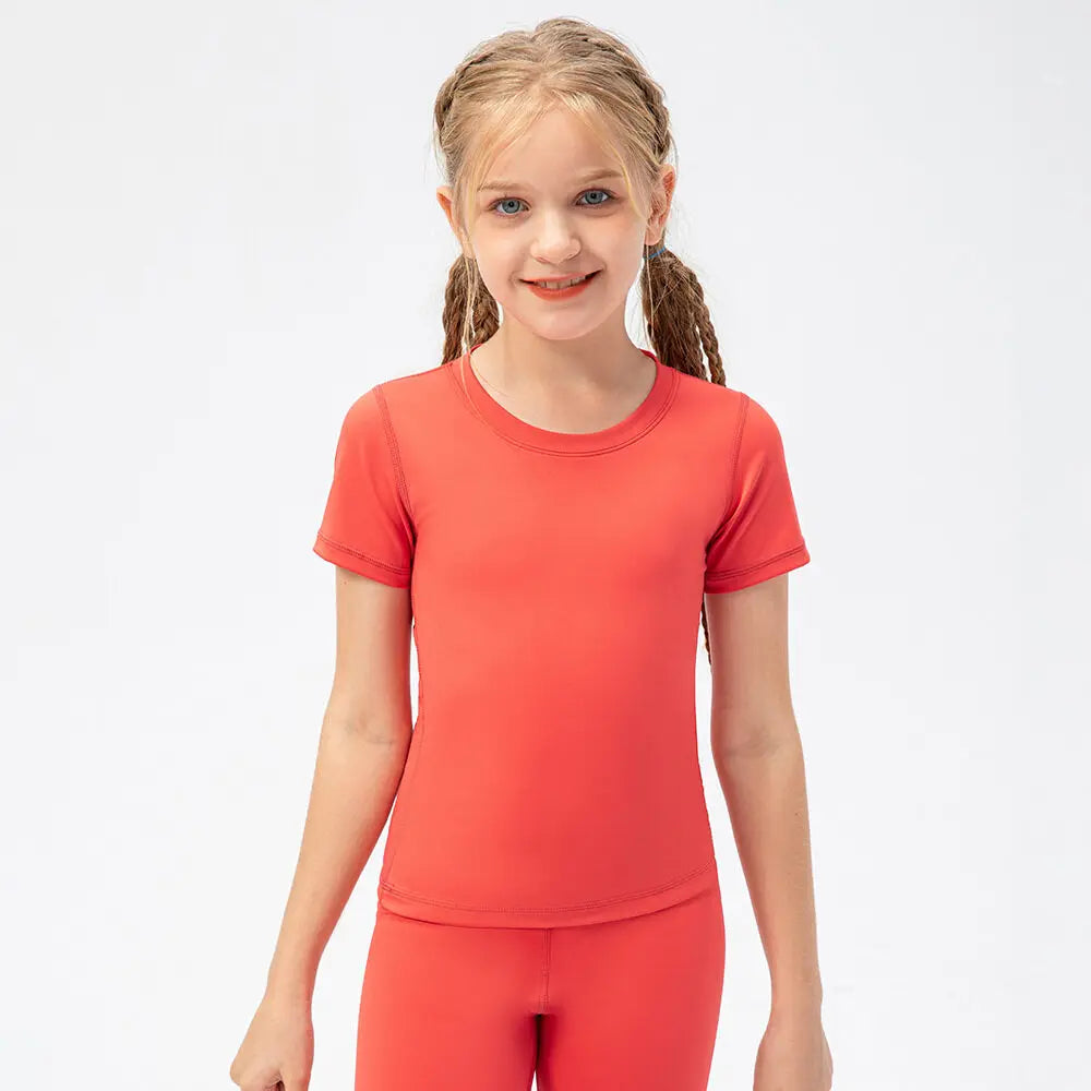 Girls Kid Quick Dry Sport T-shirt