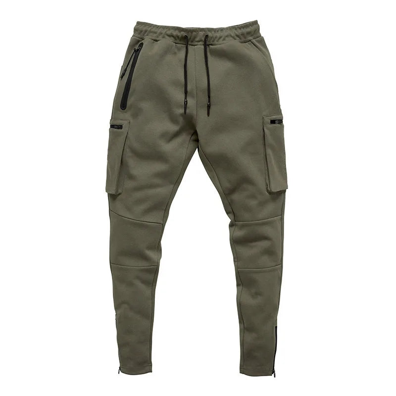 Gym Men's Versatile Multi-Pocket Workout Cargo Pants