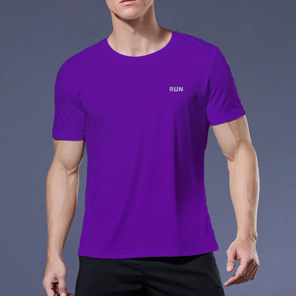 Men's 100% Pure Cotton Short Sleeved T-shirt