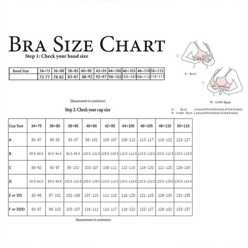 Plus Size Women Deep Cup Bra