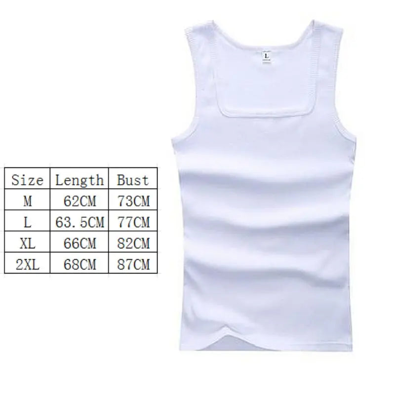 100% Cotton Mens Oversized Tank Top