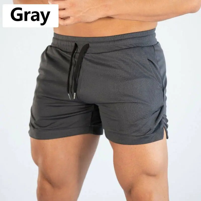 Men Athletic Shorts Breathable Gym Running Shorts