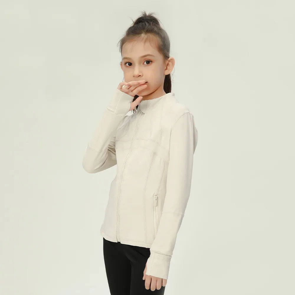 Girls Long Sleeve Sports Jacket