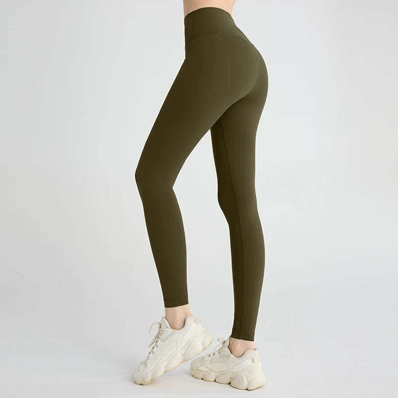 Summer Hot Sale Yoga Leggings Women High Waisted Hip Lifting Fitness Leggings Running Cycling Pants Breathable Sports Leggings