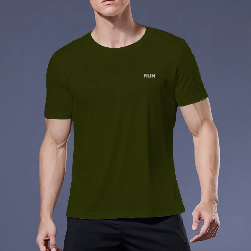 Men's 100% Pure Cotton Short Sleeved T-shirt