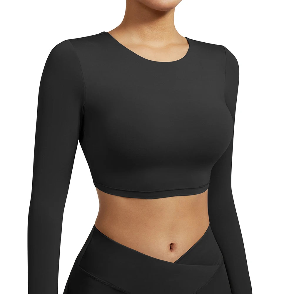 Plus Size Sports Crop Top