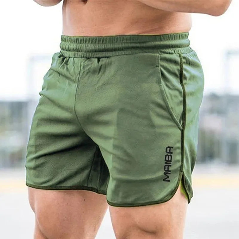 Men running Shorts Summer Gyms Workout Male Breathable Mesh shorts Quick Dry Sportswear Jogger Beach sweatpants Men Short Pants