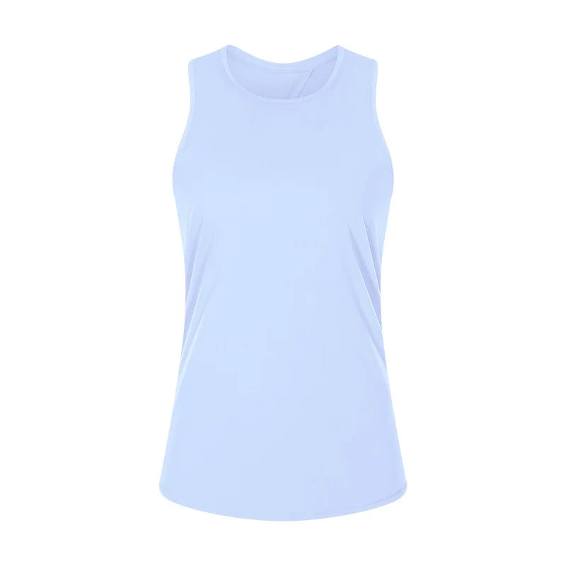 Plus Size Women's Sleeveless Yoga Shirts