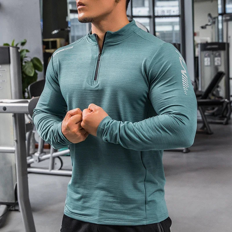 Men's 100% Pure Cotton Long Sleeved T-shirt