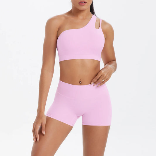 2PCS Yoga Set Nude Feeling Workout Sets Women Tracksuit Gym Push Up Fitness Running Workout Sportwear Sport Bra Leggings Suit