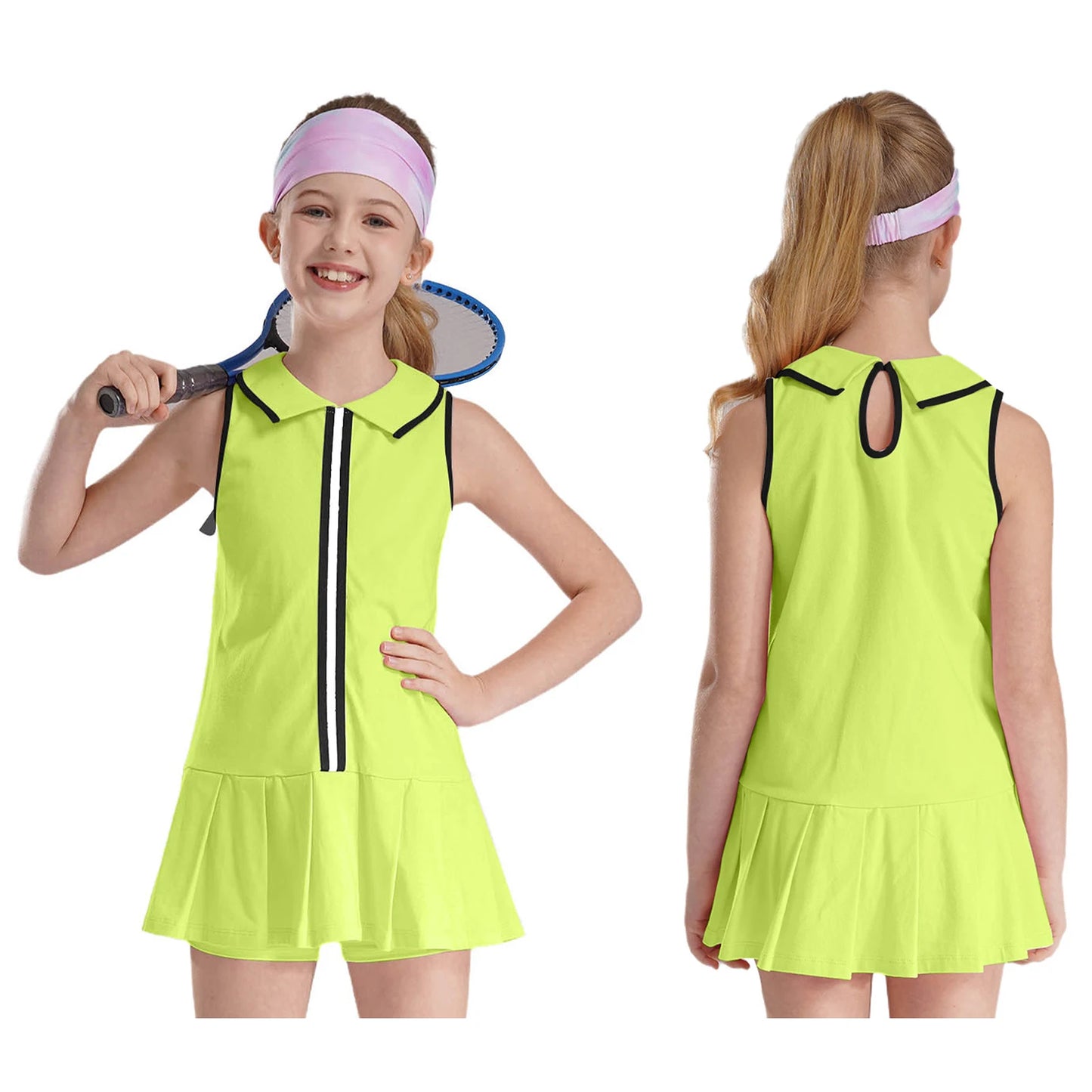 Girls Sport Pleated Dress