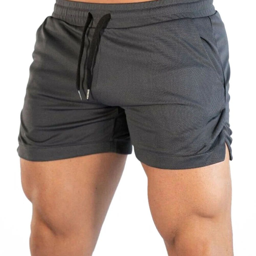 Men Athletic Shorts Breathable Gym Running Shorts