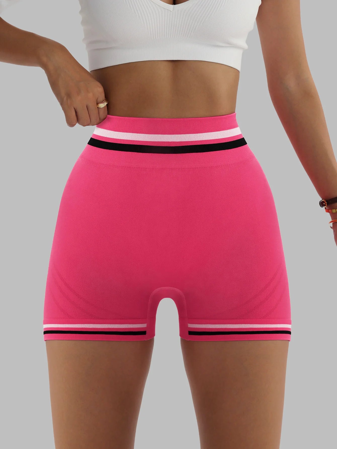 Women Yoga Shorts High Waist Workout Shorts Fitness Yoga Lift Butt Fitness Ladies Yoga Gym Running Short Pants Sportswear