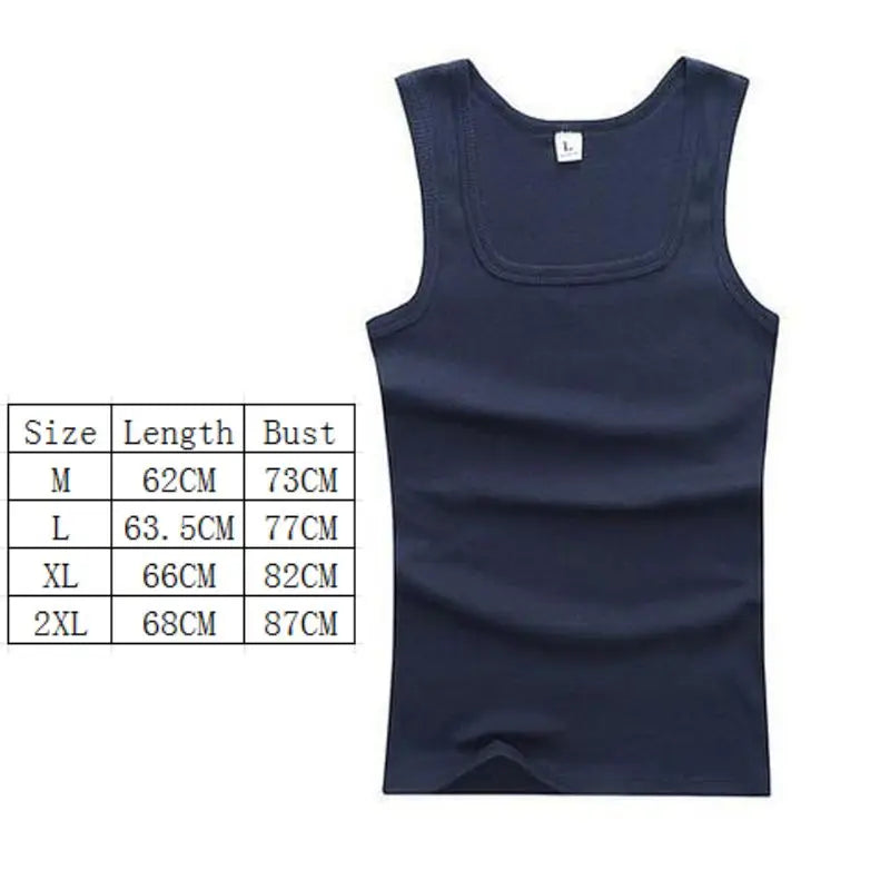 100% Cotton Mens Oversized Tank Top