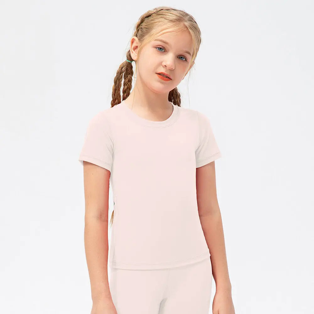 Girls Kid Quick Dry Sport T-shirt