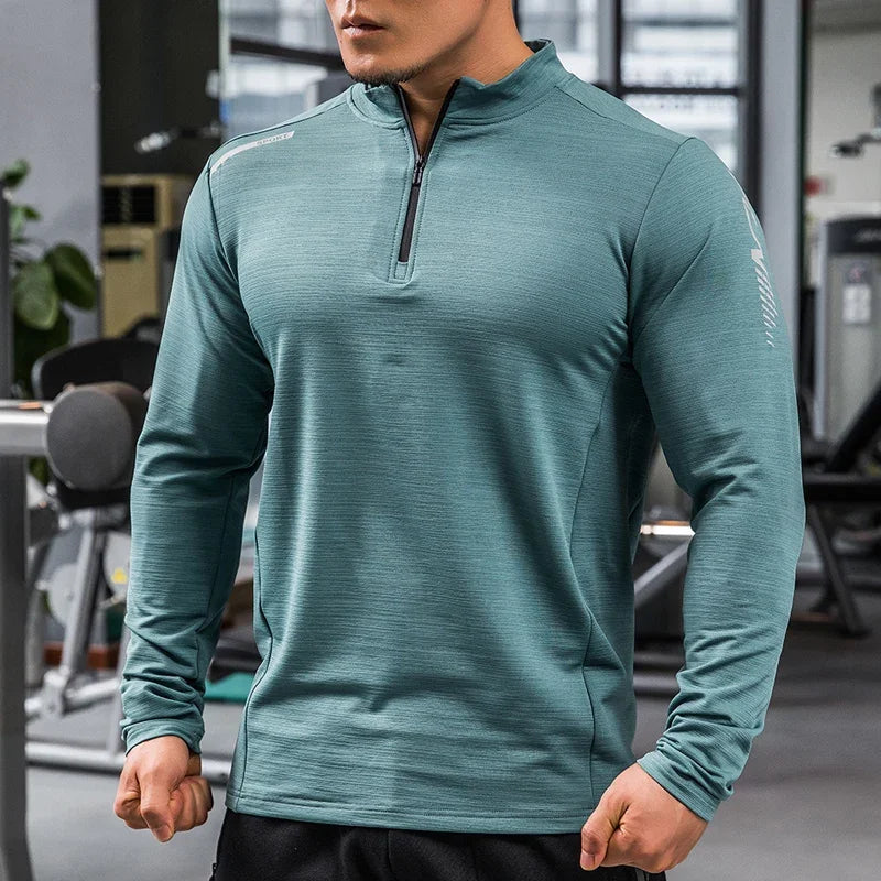 Men's 100% Pure Cotton Long Sleeved T-shirt